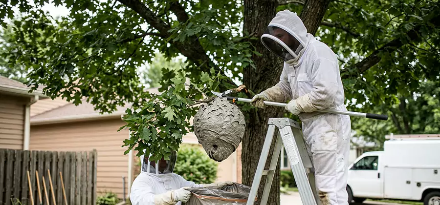 Wasp Nest in Tree Removal Meridian